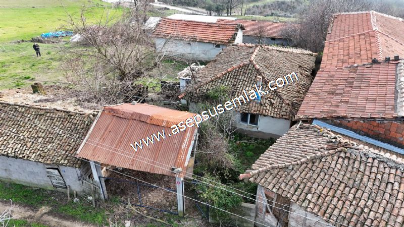 1.400 M2 Müstakil Köy Evi, Arsa 2 Kat %40 İmarlı Gönen Çakmak'ta