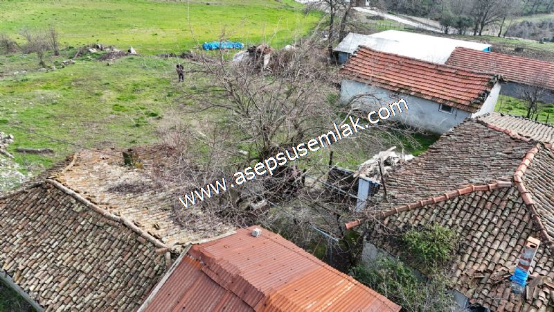 1.400 M2 Müstakil Köy Evi, Arsa 2 Kat %40 İmarlı Gönen Çakmak'ta