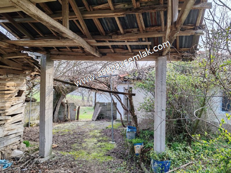 1.400 M2 Müstakil Köy Evi, Arsa 2 Kat %40 İmarlı Gönen Çakmak'ta
