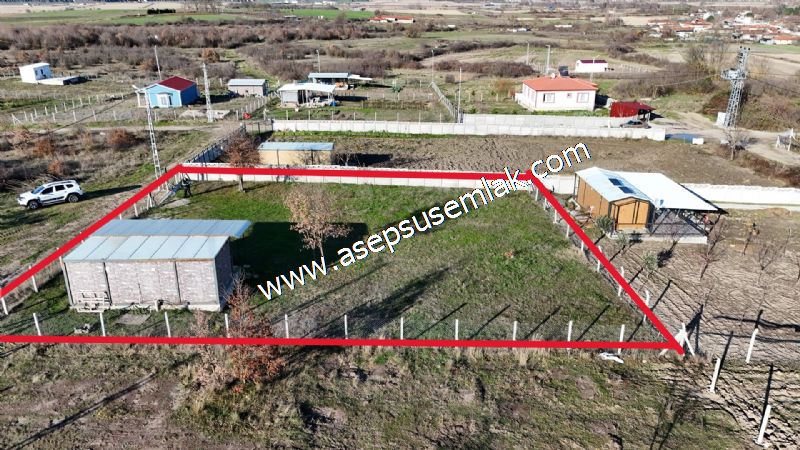 908 M2 Müstakil Köy Evi, Villa Arsa 2 Kat %40 İmarlı Gönen'e 5Km