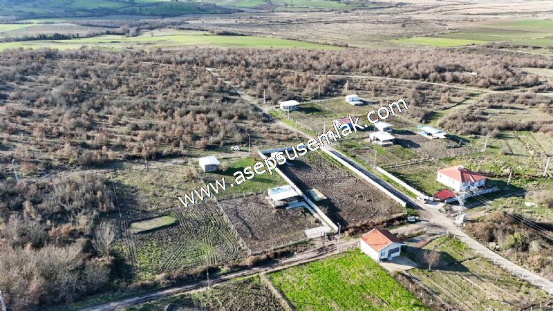 908 M2 Müstakil Köy Evi, Villa Arsa 2 Kat %40 İmarlı Gönen'e 5Km