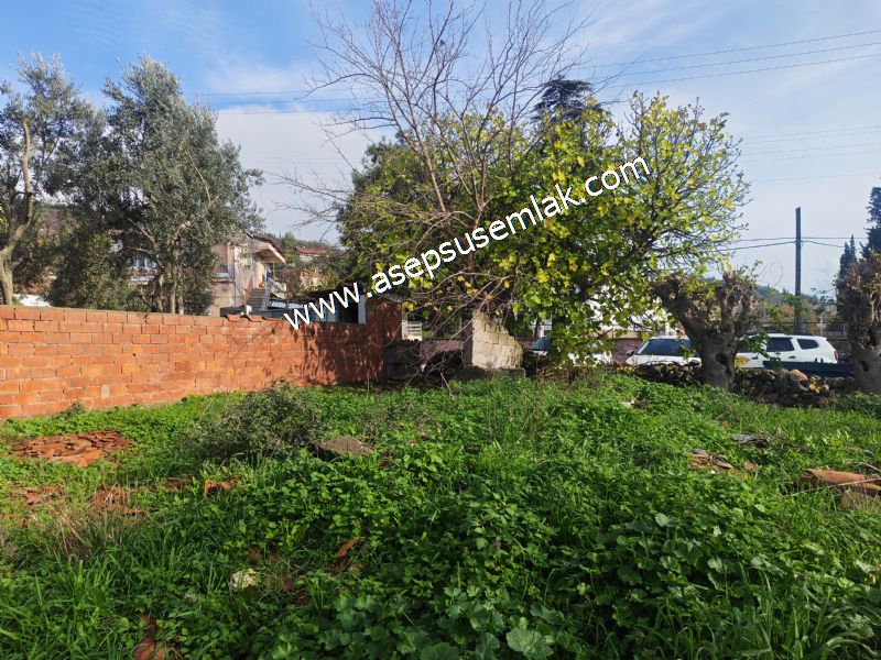 SARIKÖYDE 427 m² SATILIK MÜSTAKİL EV YAPIMINA UYGUN İMARLI ARSA