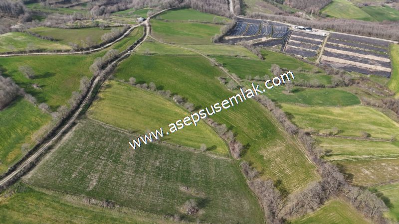 GÖNEN ÇOBANHAMİDİYE’DE ORMAN MANZARALI • ÇİFT KADASTRO YOL CEPHELİ • 15.850 m² SATILIK TARLA