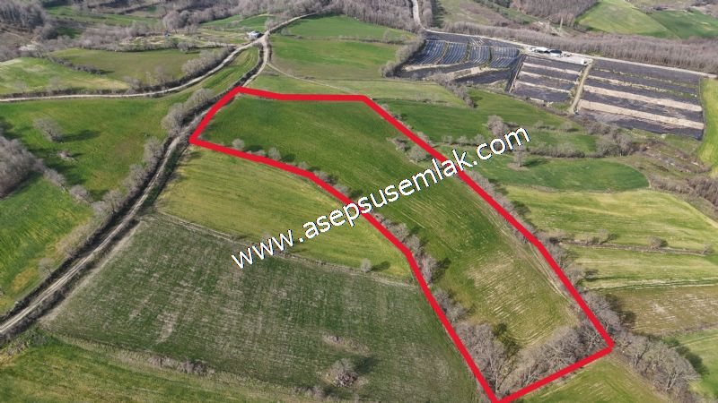 GÖNEN ÇOBANHAMİDİYE’DE ORMAN MANZARALI • ÇİFT KADASTRO YOL CEPHELİ • 15.850 m² SATILIK TARLA