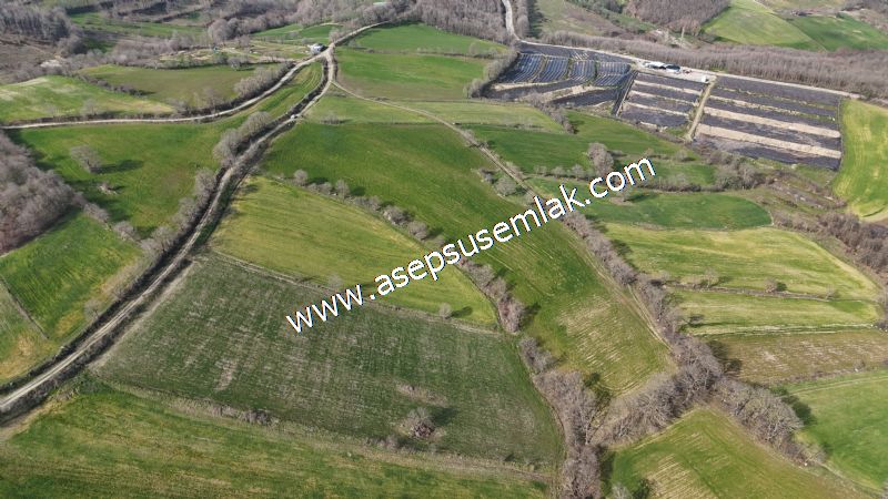 GÖNEN ÇOBANHAMİDİYE’DE ORMAN MANZARALI • ÇİFT KADASTRO YOL CEPHELİ • 15.850 m² SATILIK TARLA