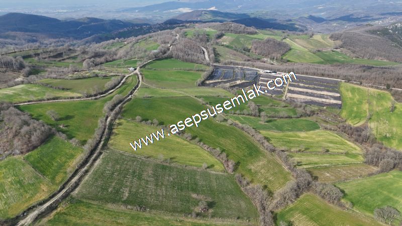 GÖNEN ÇOBANHAMİDİYE’DE ORMAN MANZARALI • ÇİFT KADASTRO YOL CEPHELİ • 15.850 m² SATILIK TARLA