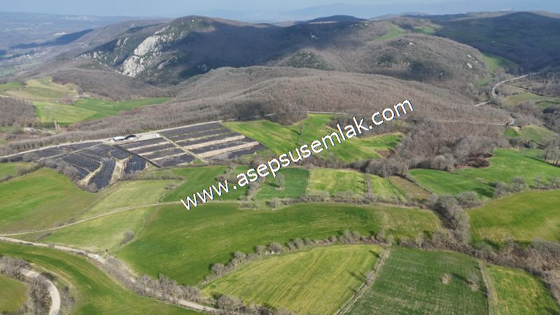 GÖNEN ÇOBANHAMİDİYE’DE ORMAN MANZARALI • ÇİFT KADASTRO YOL CEPHELİ • 15.850 m² SATILIK TARLA