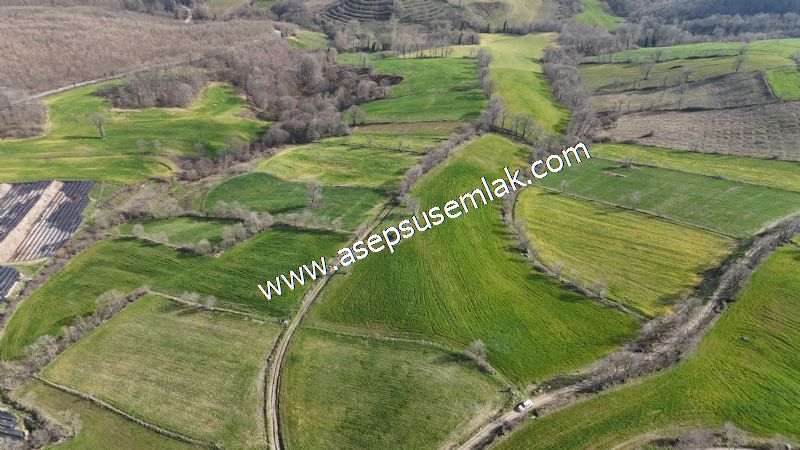 GÖNEN ÇOBANHAMİDİYE’DE ORMAN MANZARALI • ÇİFT KADASTRO YOL CEPHELİ • 15.850 m² SATILIK TARLA