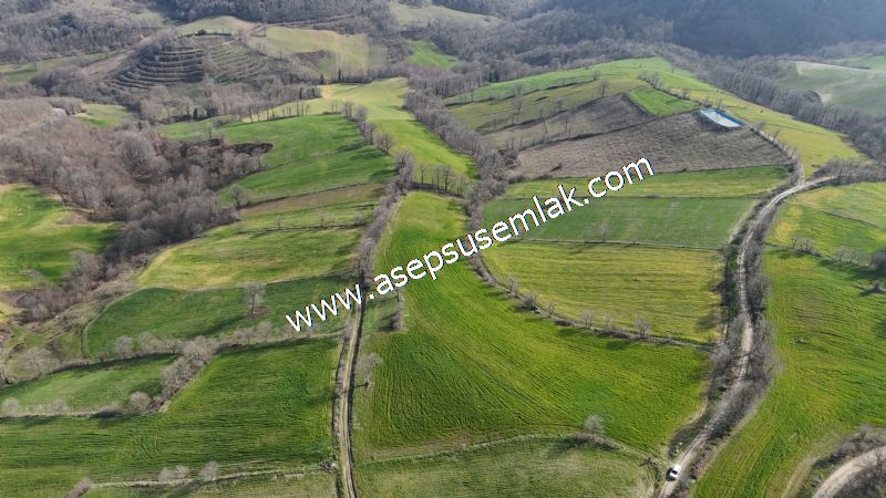 GÖNEN ÇOBANHAMİDİYE’DE ORMAN MANZARALI • ÇİFT KADASTRO YOL CEPHELİ • 15.850 m² SATILIK TARLA