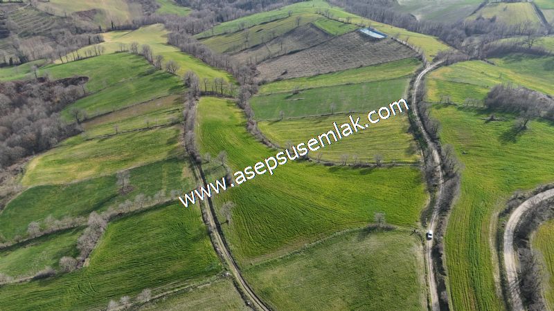 GÖNEN ÇOBANHAMİDİYE’DE ORMAN MANZARALI • ÇİFT KADASTRO YOL CEPHELİ • 15.850 m² SATILIK TARLA