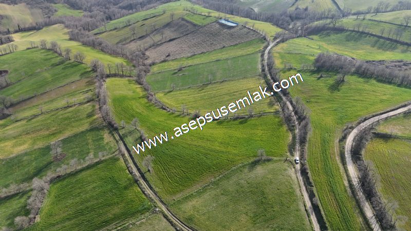 GÖNEN ÇOBANHAMİDİYE’DE ORMAN MANZARALI • ÇİFT KADASTRO YOL CEPHELİ • 15.850 m² SATILIK TARLA