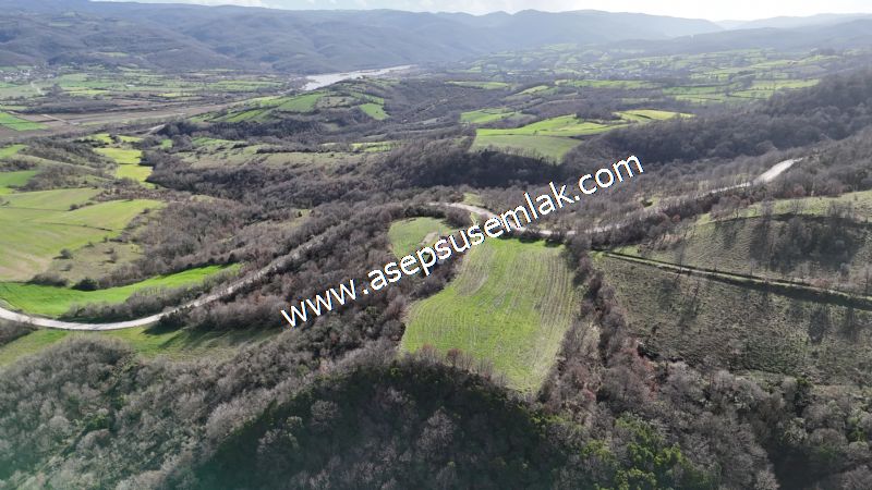 7.700 m2 Çiftlik, Bağ-Bahçe, Hobi Bahçe, Kadastro Yola Cepheli