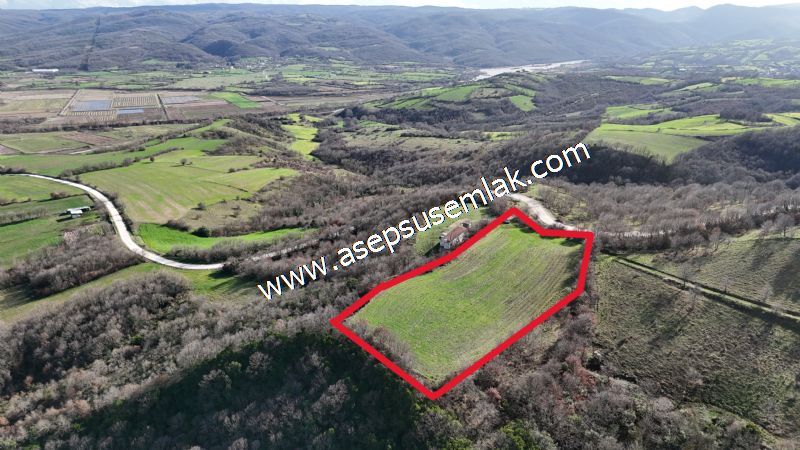 7.700 m2 Çiftlik, Bağ-Bahçe, Hobi Bahçe, Kadastro Yola Cepheli