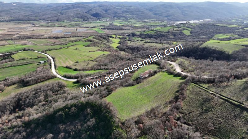 7.700 m2 Çiftlik, Bağ-Bahçe, Hobi Bahçe, Kadastro Yola Cepheli