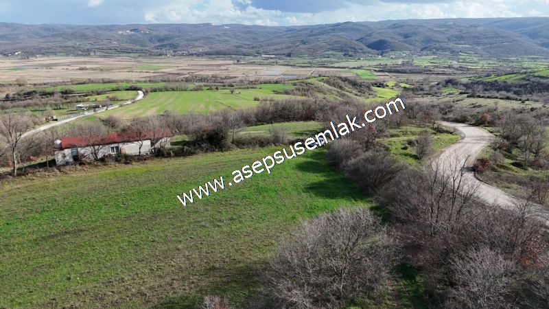 7.700 m2 Çiftlik, Bağ-Bahçe, Hobi Bahçe, Kadastro Yola Cepheli