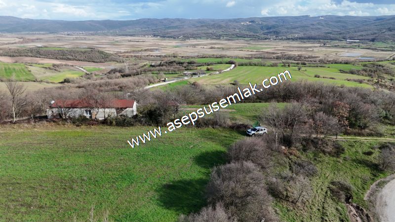 7.700 m2 Çiftlik, Bağ-Bahçe, Hobi Bahçe, Kadastro Yola Cepheli