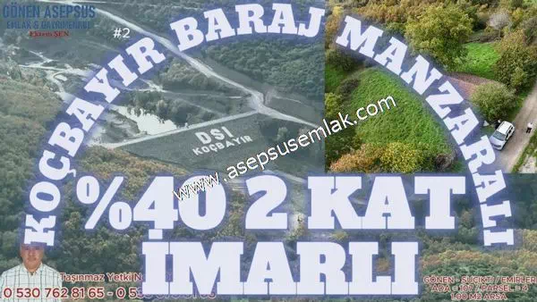 1.000 m2 Suçıktı Emirler'de %40 İmarlı Arsa Köy Evi