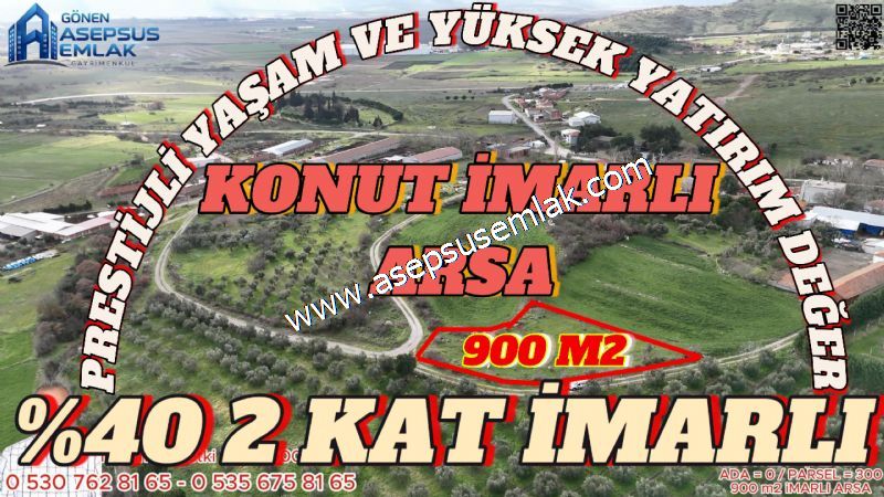900 m² KONUT İMARLI ARSA PRESTİJLİ YAŞAM VE YÜKSEK YATIRIM DEĞER