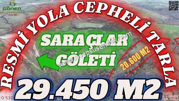 29.450 m2 Tarla, Kadastro Yola Cepheli, Hobi Bahçe, Yatırımlık