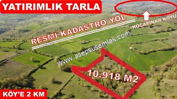 10.918 M2 Yatırımlık Tarla Arıcılık, Hayvancılık Orman'a Cepheli