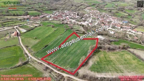 7.011m2 Çiftlik Bağ-Bahçe Kadastro Yola Cepheli Manyas Necip Köy
